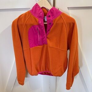 Hippie Rose Orange and Pink Pullover Top